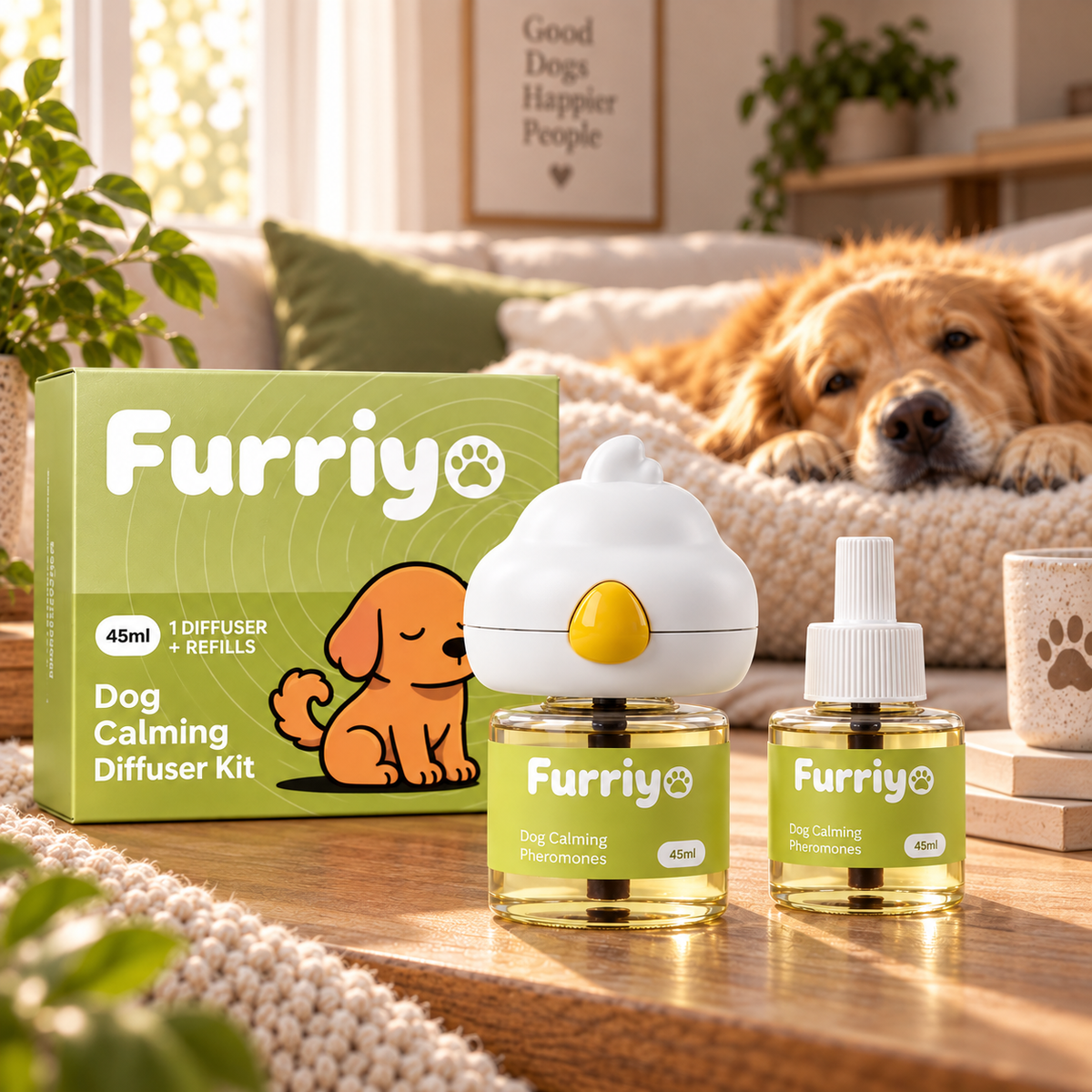 Furriyo · Beruhigender Diffusor für Hunde