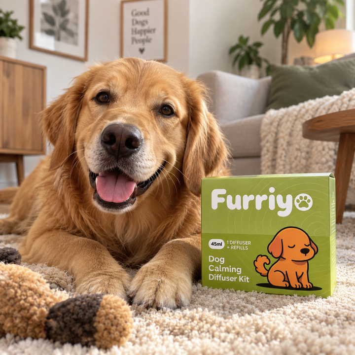 Kundenfoto 1: Hund + Verpackung