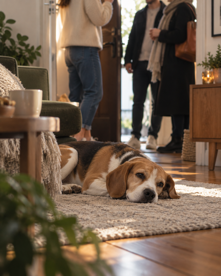 Kundenfoto: Hund mit Diffusor