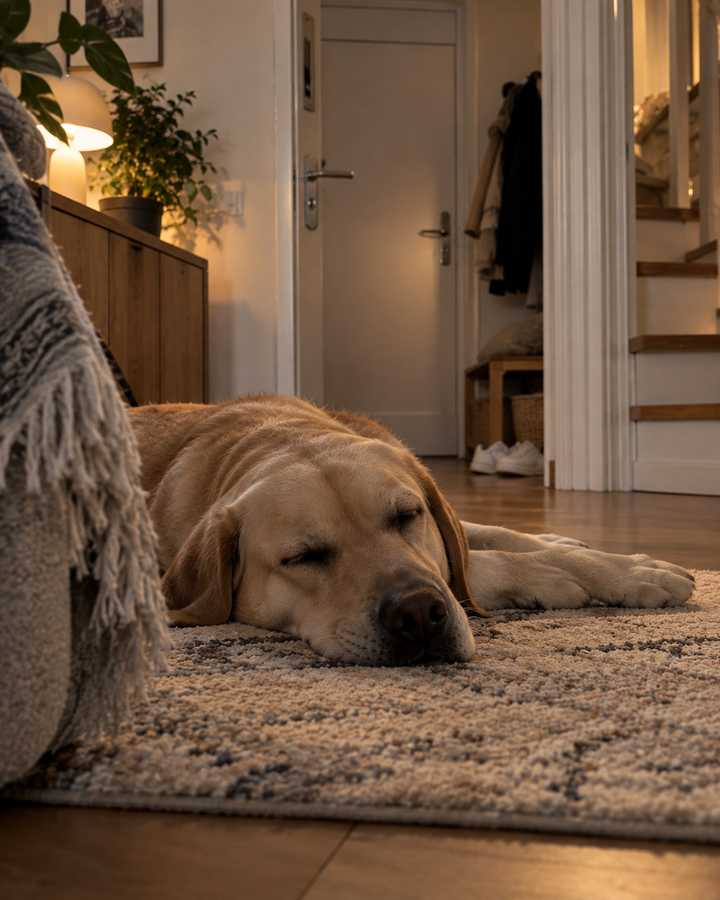 Kundenfoto: Hund mit Diffusor